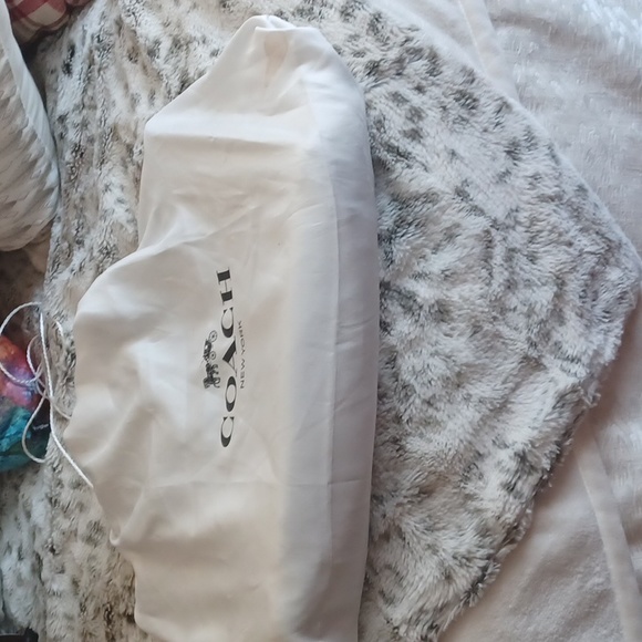 Coach Blue CC Fabric Tote - Picture 8 of 10